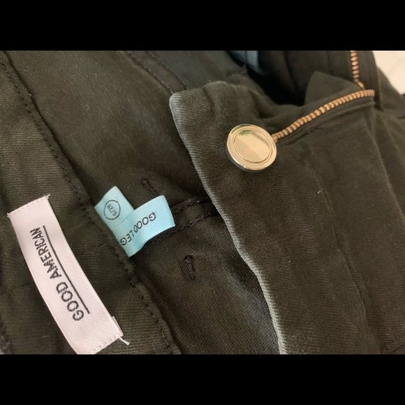 Good American Good Legs Cargo Jeans Olive size 6 - Picture 4 of 6